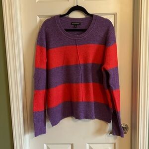 Red and Purple Banana Republic Sweater